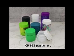 Barattolo per erbacce in plastica PET resistente ai bambini