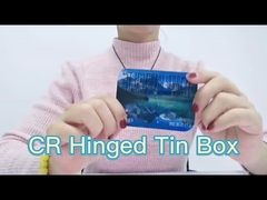 Scatola di stagno a prova di bambini per cartucce di vape