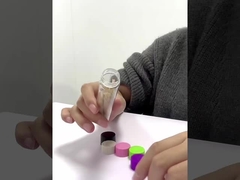 Tubo di vetro pre-roll con coperchio a vite di plastica