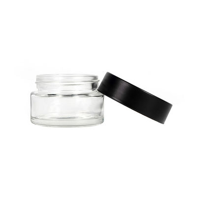 Vaso di erba di vetro a tappo anti bambino 1 oz Vaso di canapa a tenuta stagna con coperchio a prova di bambini