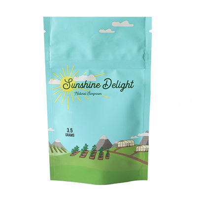Pacchetto su ordinazione d'imballaggio laminato dell'erbaccia dei sacchetti dell'erbaccia di Mylar innocuo per i bambini