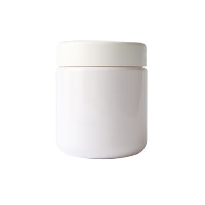 barattolo bianco dell'erbaccia dei barattoli di plastica resistenti del bambino 8oz con il coperchio innocuo per i bambini