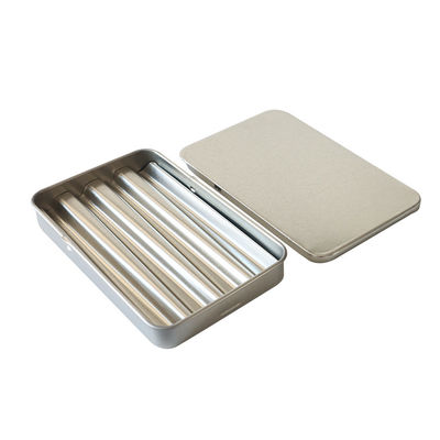 Scorrevole resistente Tin Box della cassa del metallo della sigaretta di Preroll delle latte del bambino riutilizzabile