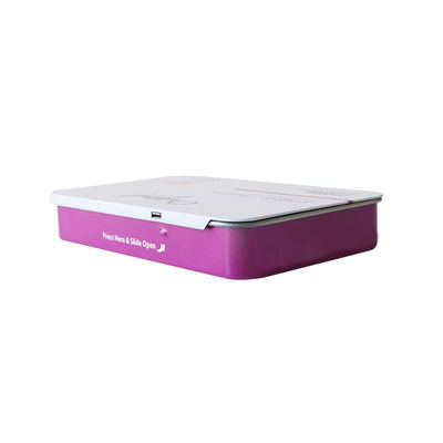 Scorrevole resistente Tin Box della cassa del metallo della sigaretta di Preroll delle latte del bambino riutilizzabile