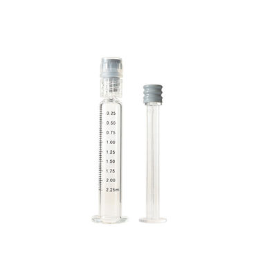 siringa di vetro della serratura di 2.25ml Luer per le siringhe riutilizzabili della limanda dell'olio del concentrato