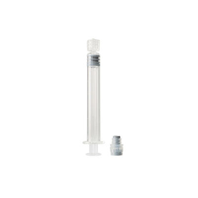 Siringa di vetro medica della siringa 3ml della serratura di Prefillable Luer del grado per l'olio della  CBD