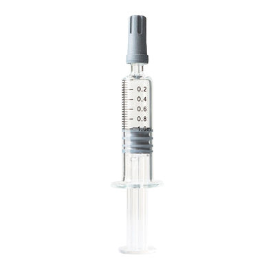 L'olio di CBD concentra la siringa di vetro di slittamento di Luer della siringa della serratura di Luer