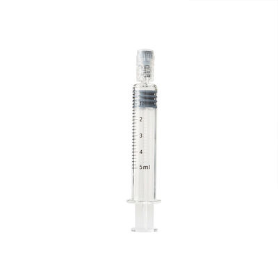 Prefillable siringhe vuote della limanda del vetro borosilicato della siringa della serratura da 5 ml Luer