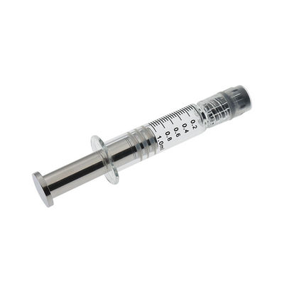 Tuffatore di vetro del metallo della siringa della serratura del grado medico 1ml Luer