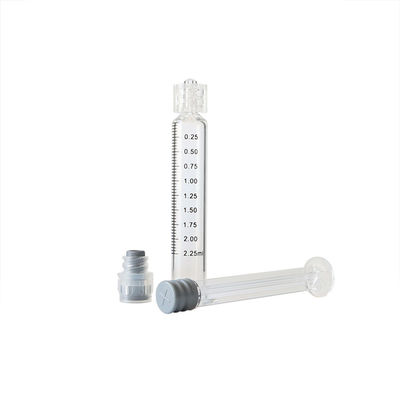 siringa della serratura di Luer dell'olio della  2.25ml con la prova della perdita del cappuccio