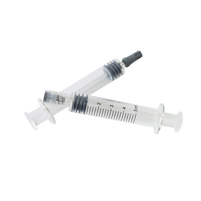 Siringa della serratura del cappuccio 5mL Luer della serratura di Luer della siringa dell'olio della canapa THC con l'ago