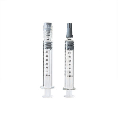 Siringa di vetro dell'olio della  CBD di Prefillable della siringa della serratura di Luer di slittamento di Luer
