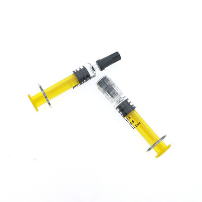 Siringa di vetro colorata della serratura di Luer per l'olio cosmetico dell'olio di CBD