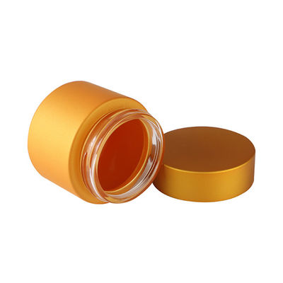 Logo su ordinazione dell'erbaccia della prova dell'odore dell'oro del barattolo 2oz della canapa del barattolo di vetro del fiore