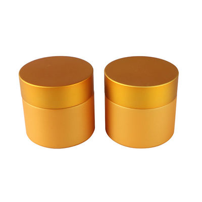 Coperchio a vite di vetro del barattolo dell'erbaccia dell'ampio oro della bocca 2oz per la