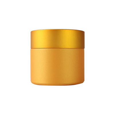 Logo su ordinazione dell'erbaccia della prova dell'odore dell'oro del barattolo 2oz della canapa del barattolo di vetro del fiore