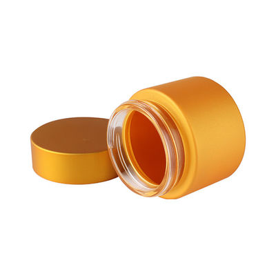 Coperchio a vite di vetro del barattolo dell'erbaccia dell'ampio oro della bocca 2oz per la