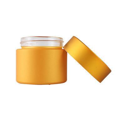 Coperchio a vite di vetro del barattolo dell'erbaccia dell'ampio oro della bocca 2oz per la