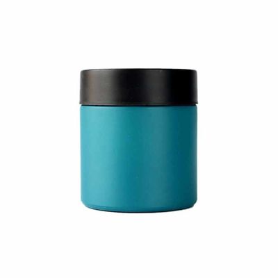 Logo personalizzato Vaso di erba di vetro - D60 * H52 3oz 3.5 grammi Vaso di vetro con tappo a prova di bambino