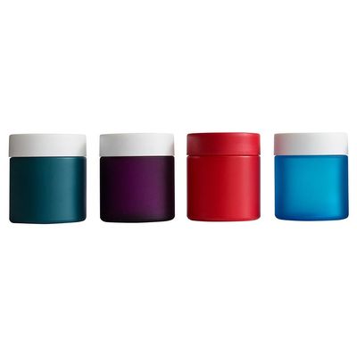 Vaso di vetro antiodore Vaso a tenuta stagna di fiori di  3 oz 4 oz 5 oz Vaso di contenuto per erba