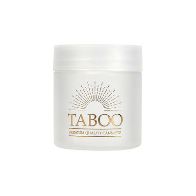 Vaso di erba in vetro di prima qualità con design a lato retto, con certificazione CR, vaso a prova di bambino 1 oz 2 oz 3 oz 4 oz 5 oz