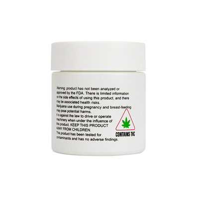 barattolo di vetro bianco dell'erbaccia 3oz barattolo di vetro resistente del bambino da 1/8 di oncia