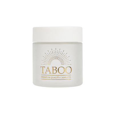 barattolo di vetro bianco dell'erbaccia 3oz barattolo di vetro resistente del bambino da 1/8 di oncia