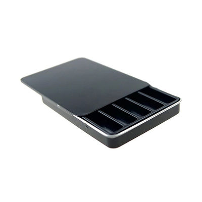 La cassa nera 5pcs del supporto unito del metallo pre rotola la  Tin Box rettangolare