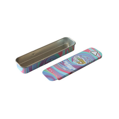 Piccolo bambino scorrevole Tin Box For Infused Tablets resistente Prerolls e cartuccia