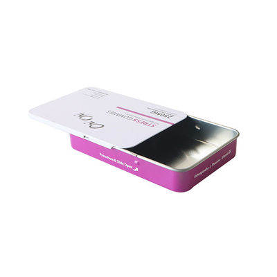 Bambino riciclabile Tin Box Slide Lid  resistente che imballa pre le latte del rotolo
