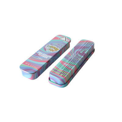 Piccolo bambino scorrevole Tin Box For Infused Tablets resistente Prerolls e cartuccia