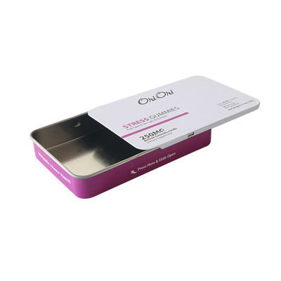 Latte resistenti stampate su ordinazione del rotolo del giunto di Tin Box For  Edible del bambino pre