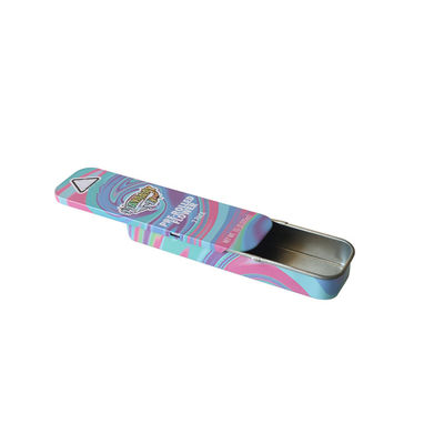 Imballaggio resistente di Tin Box Joints Preroll Tin del bambino del coperchio scorrevole