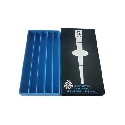 Del cassetto del cartone della carta abitudine del contenitore di rotolo pre stampata per i coni 3-12pcs