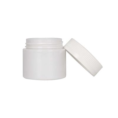 Barattoli di plastica bianchi della prova 3oz del bambino per stoccaggio della marijuana