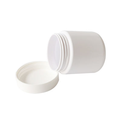 barattolo bianco dell'erbaccia dei barattoli di plastica resistenti del bambino 8oz con il coperchio innocuo per i bambini