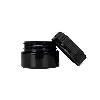 Rivestimento di plastica resistente del collo del barattolo 53-400 dell'erbaccia 2Oz del bambino bianco nero