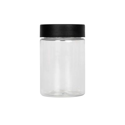 Barattoli parteggiati diritti di stoccaggio della  del CR 5oz di colore dell'ANIMALE DOMESTICO del barattolo di plastica su ordinazione dell'erbaccia