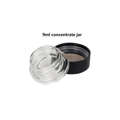 Barattolo di vetro del concentrato su ordinazione di colore 9ml 5ml con il coperchio resistente della vite del bambino