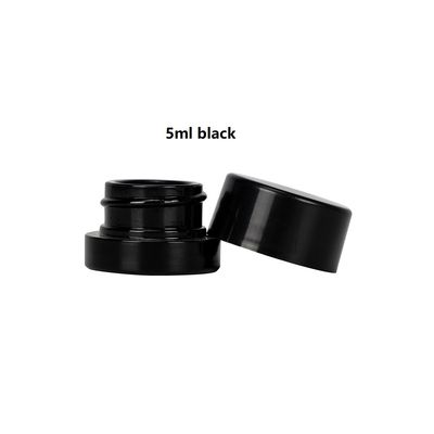 Contenitore innocuo per i bambini del concentrato della cera della parete 5ml del barattolo di vetro spesso del concentrato
