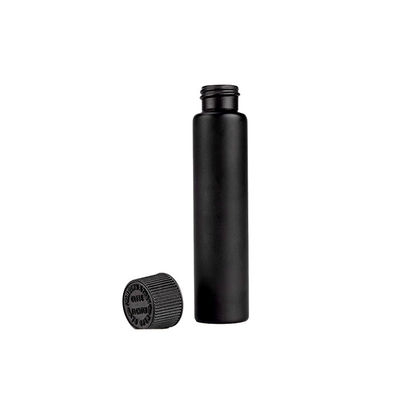 metropolitana resistente del rotolo del bambino di 27x113mm Matte Black Doob Glass Tube pre per la