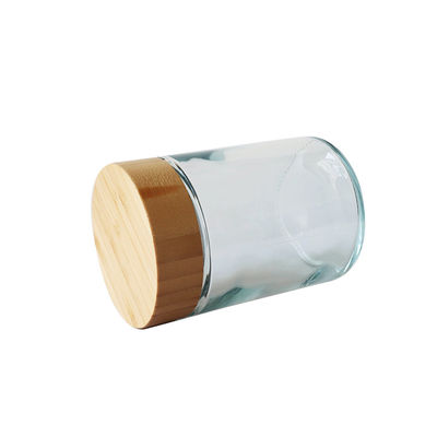 Barattolo di vetro innocuo per i bambini del grande coperchio di bambù di dimensione 18oz per il fiore di CBD