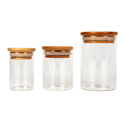 Barattoli ermetici di immagazzinamento nel vetro borosilicato dell'alimento per il tè di erbe