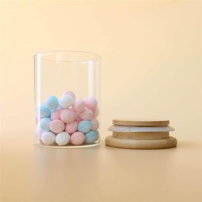 Vaso di vetro resistente alle alte temperature con confezione in vetro ad alto borosilicato