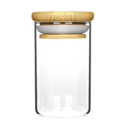 Bottiglia di vetro borosilicato resistente alle alte temperature, barattolo di vetro per la conservazione