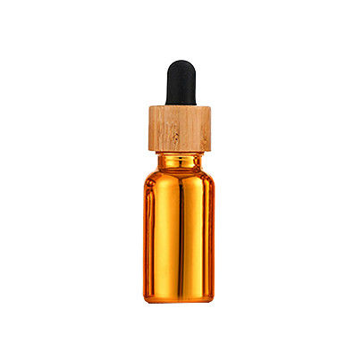 Bottiglia vuota di vetro del contagoccia con la bottiglia di olio essenziale di legno di bambù della cima 30ml