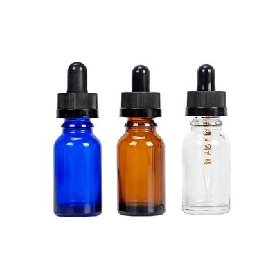 Radura di vetro innocua per i bambini Amber Green blu della bottiglia 30ml 1oz del contagoccia
