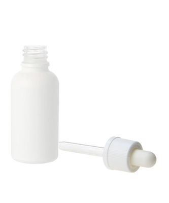 Bottiglia innocua per i bambini di tintura 30ml del contagoccia di Matte White Essential Oil Glass