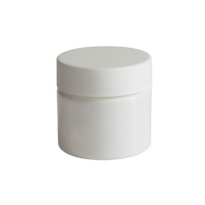 bambino di plastica del barattolo dell'erbaccia dell'ANIMALE DOMESTICO bianco opaco 3oz resistente