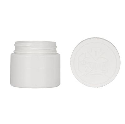 bambino di plastica del barattolo dell'erbaccia dell'ANIMALE DOMESTICO bianco opaco 3oz resistente
